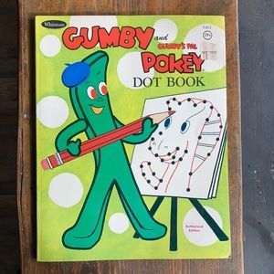 Rare! New condition, Vintage ©️1970 Whitman “Gumby and Gumby’s Pal Pokey” book